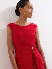 Phase Eight Red Petite Donna Dress - Image 7 of 7