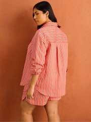 Live Unlimited Red Stripe Shirt With Patch Pocket - Image 4 of 6
