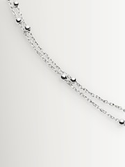 Missoma Silver Double Chain Necklace - Image 3 of 3