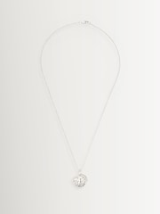 Missoma Silver Lucy Williams Medium Engravable Roman Arc Coin Necklace - Image 1 of 3