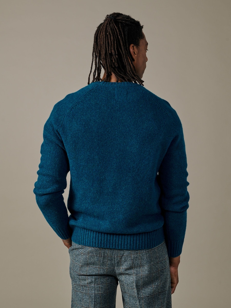 Aubin Prestwick Shetland Crew Jumper - Image 2 of 4