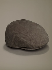 Aubin Green Grinton Cord Flat Cap - 1суретінің 1 суреті