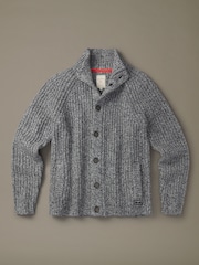 Aubin Grey Button Through Cardigan - Image 1 of 1