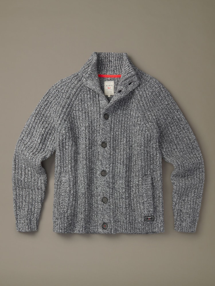 Aubin Grey Button Through Cardigan - Image 1 of 1