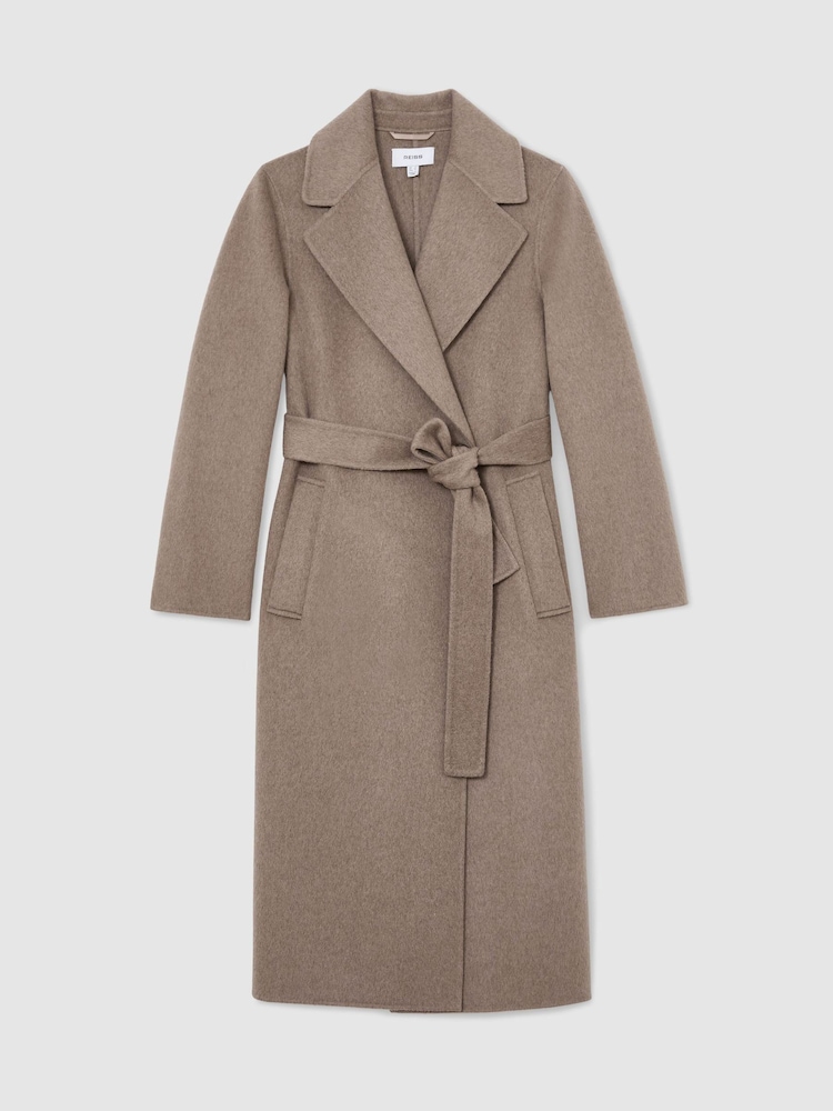 Reiss Thea Wool-Blend Double-Breasted Blind-Seam Coat with Cashmere - صورة 2 من 10 Reiss Thea Wool-Blend Double-Breasted Blind-Seam Coat with Cashmere - صورة 2 من 10