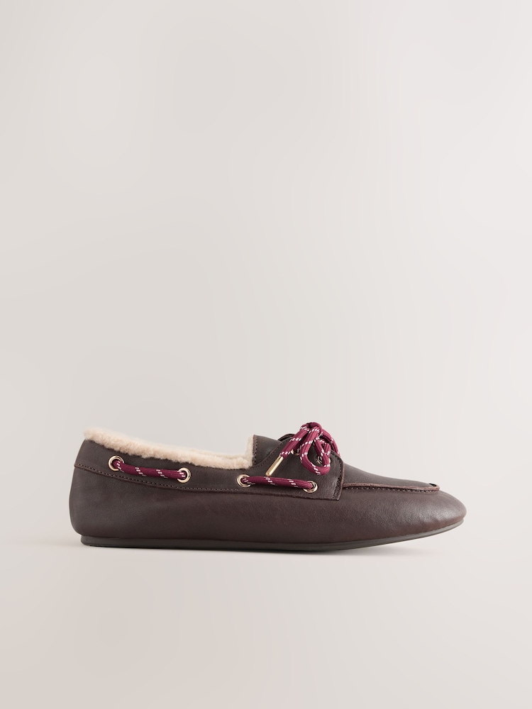 Chocolate Brown Forever Comfort® Boat Shoes - Image 2 of 9