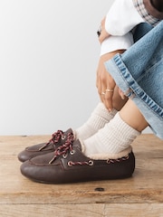 Chocolate Brown Forever Comfort® Boat Shoes - Image 5 of 9