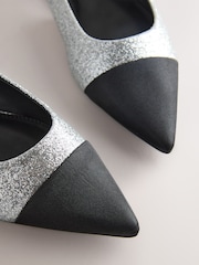 Silver Forever Comfort® Slingback Bow Flats - Image 4 of 5