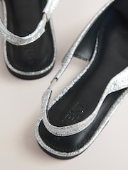 Silver Forever Comfort® Slingback Bow Flats - Image 5 of 5