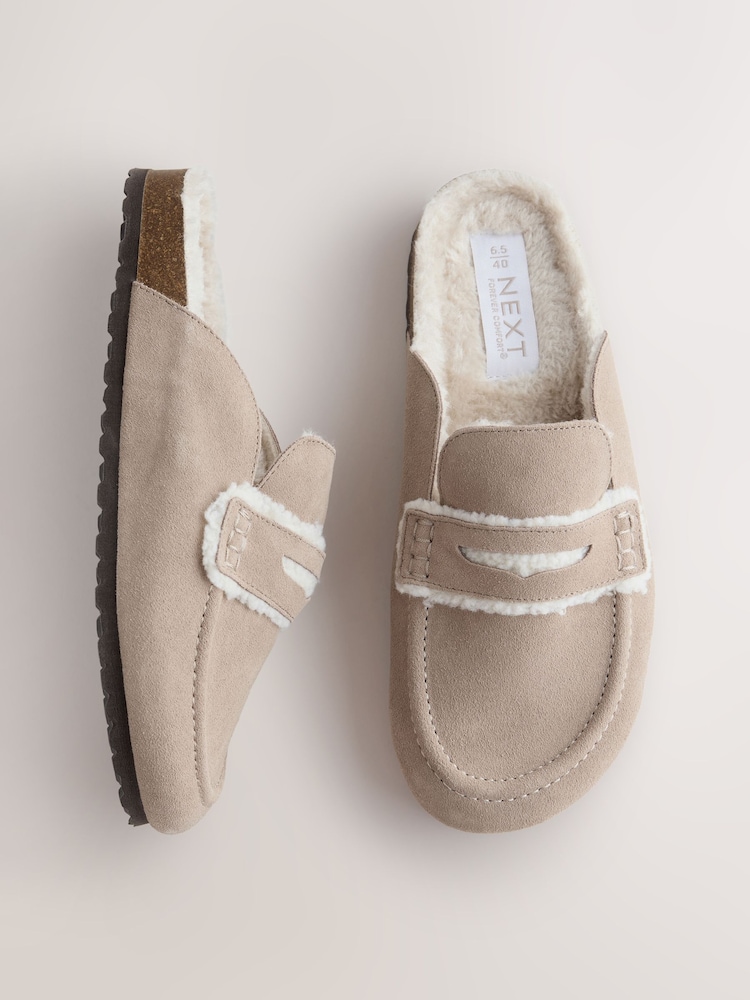 Sand Forever Comfort® Leather Footbed Mules - Image 1 of 5 Sand Forever Comfort® Leather Footbed Mules - Image 1 of 5