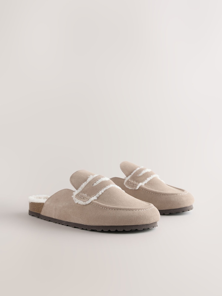 Sand Forever Comfort® Leather Footbed Mules - Image 2 of 5 Sand Forever Comfort® Leather Footbed Mules - Image 2 of 5