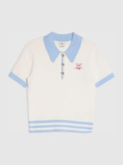 River Island チェリー ポロトップ - 画像 1 / 4