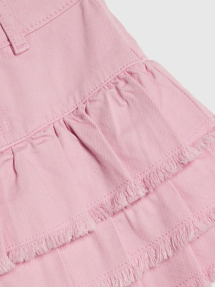 River Island Denim Rara Skirt With Keychain - Image 4 of 4