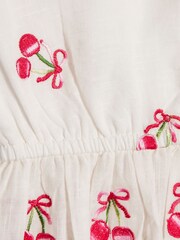 River Island White Cherry Frill Top & Rara Skort Set - Image 4 of 5