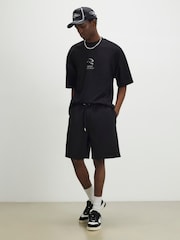 River Island Black Oversized RXR Chrome T-Shirt - Image 3 of 4