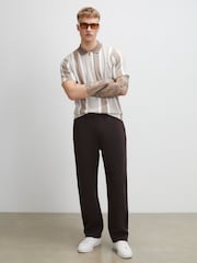 Polo River Island Slim Fit Stripe Ottoman - Imagen 1 de 4