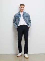 River Island Blue Slim Fit Chino Trousers - Image 1 of 4