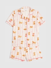 River Island Pink Short Sleeve Puppy Pjyamas - Image 3 of 5