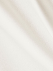 River Island White Scuba Crepe Puff Sleeve Top - Image 3 of 4