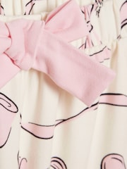 River Island Cream Short Sleeve Bow Pjyamas - Image 4 of 5