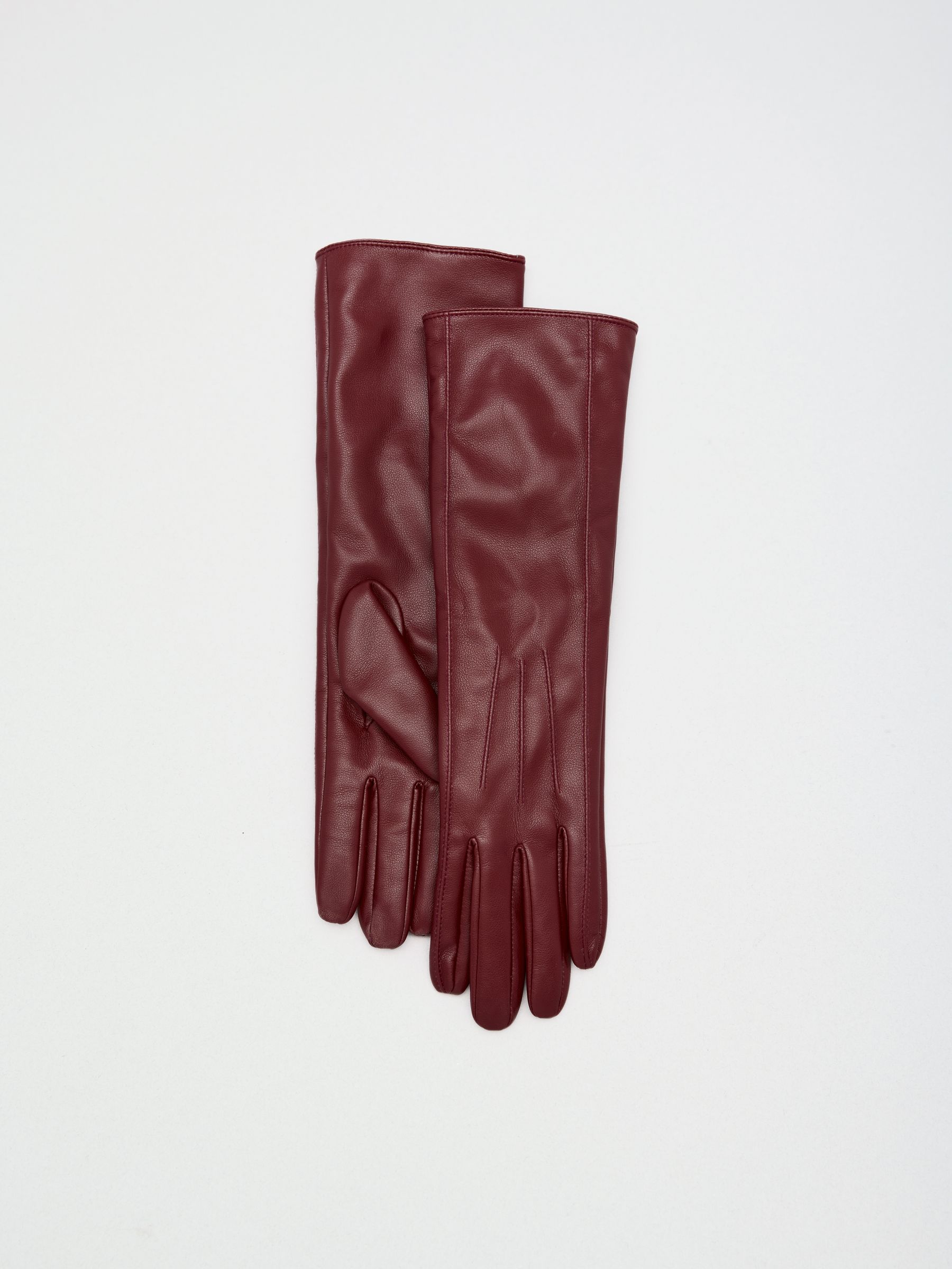Comprar Vermelho Borgonha - Friends Like These Long Leather Look