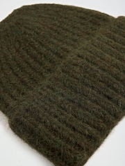 Friends Like These Khaki Green Brushed Knit Beanie - Image 5 of 6