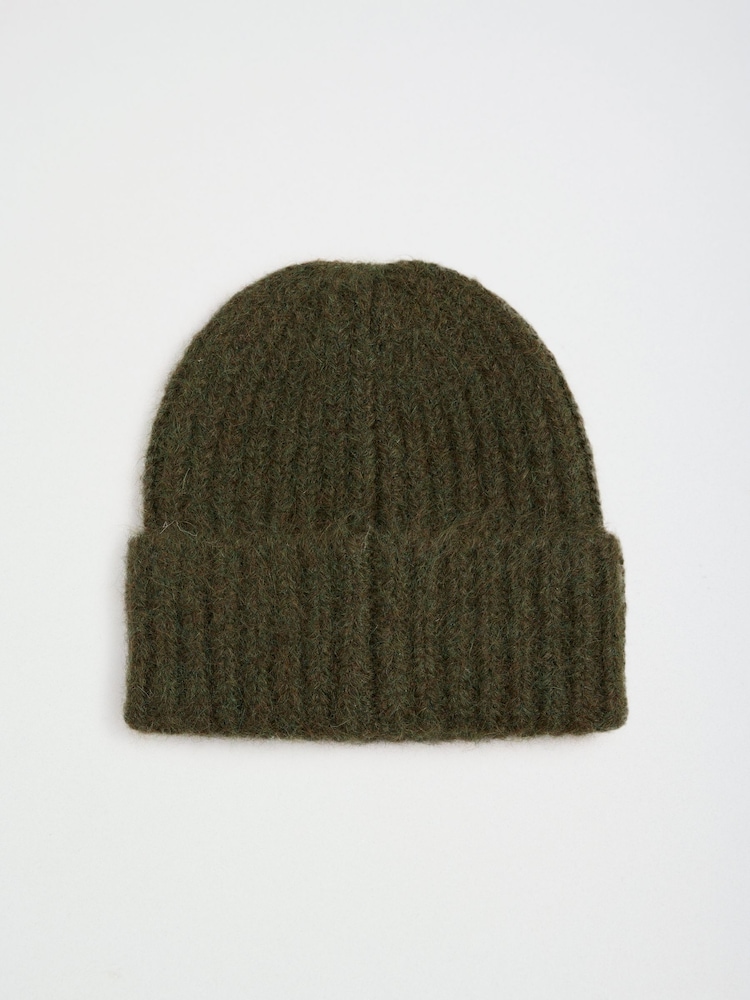 Friends Like These Khaki Green Brushed Knit Beanie - Image 6 of 6