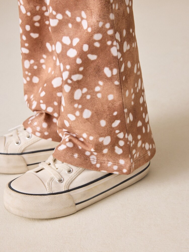 Animal Deer Print Flare Leggings (3-16yrs) - Image 5 of 5
