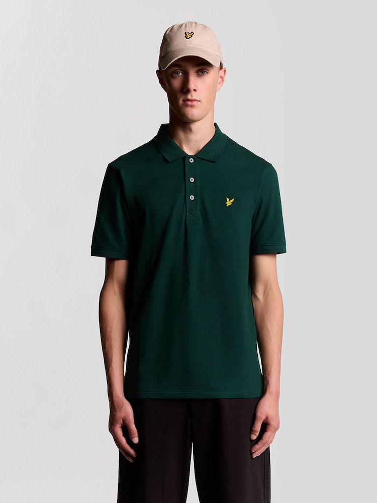 Lyle & Scott Forest Green Classic Polo T-Shirt - Image 1 of 6
