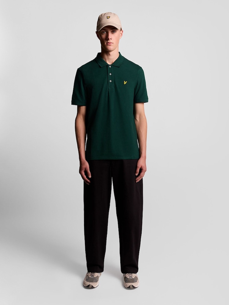 Lyle & Scott Forest Green Classic Polo T-Shirt - Image 2 of 6