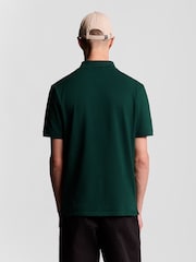 Lyle & Scott Forest Green Classic Polo T-Shirt - Image 3 of 6