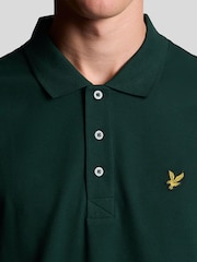 Lyle & Scott Forest Green Classic Polo T-Shirt - Image 4 of 6