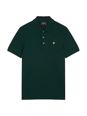 Lyle & Scott Forest Green Classic Polo T-Shirt - Image 6 of 6