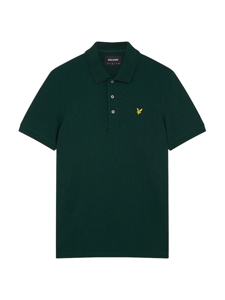 Lyle & Scott Forest Green Classic Polo T-Shirt - Image 6 of 6