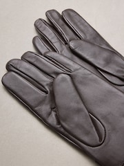 Καφετί της σοκολάτας - Leather Driving Style Gloves - Εικόνα 3 από 3