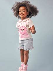 River Island White Collar Top& Short Set - Image 1 of 5