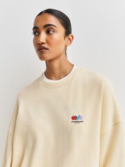 American Vintage Yellow Atubay Sweatshirt - Image 5 of 7