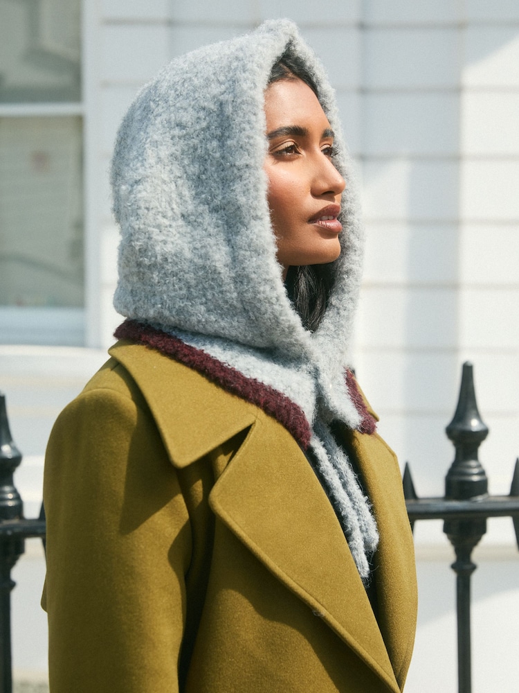 Love & Roses Cosy Boucle Hooded Snood - Image 2 of 5