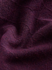 Bakłażanowy fioletowy - Quarter Zip Cosy Knit Jumper - Obraz 2 z 7