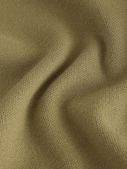Olive Green Striped Knit Look Crew Neck Jumper - Image 8 of 8