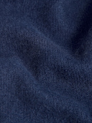 Темно-синій - Love & Roses Super Soft Fringe Triangle Scarf - Image 5 of 6