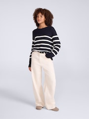 Animal Blue Cotton Textured Jumper - Image 2 of 5