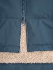 Niebieski - Animal Hazey Waterproof Beach Parka - Obraz 6 z 6