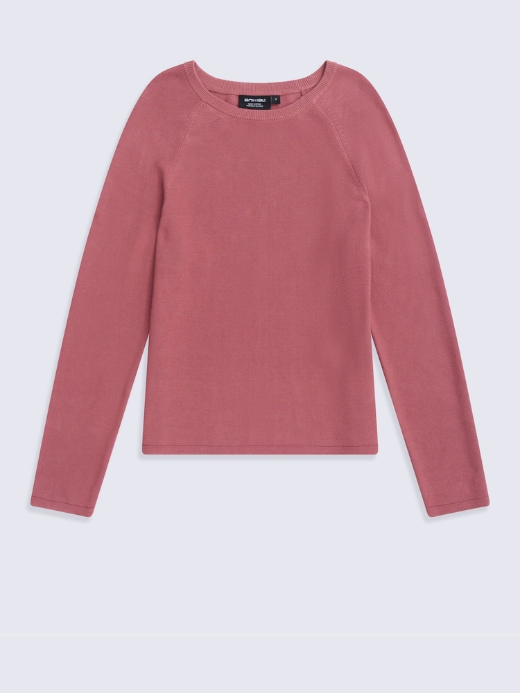 Animal Pink Cotton Textured Jumper - Image 1 of 5