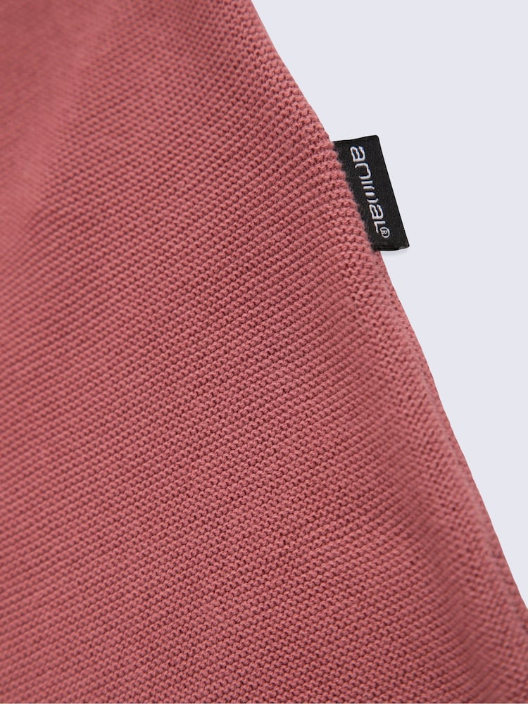 Animal Pink Cotton Textured Jumper - Image 5 of 5