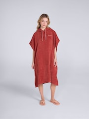 Animal Orange Anna Towelling Poncho - Image 1 of 4