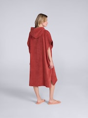 Animal Orange Anna Towelling Poncho - Image 3 of 4