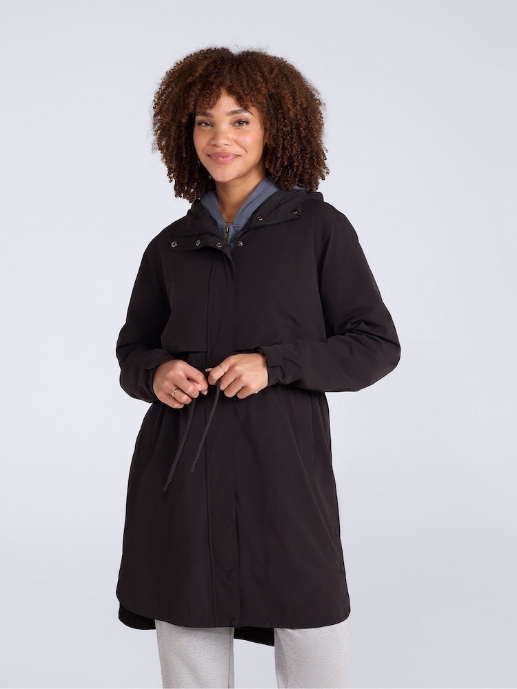 Animal Black Eden Water-Resistant Trench Coat - Image 1 of 5 Animal Black Eden Water-Resistant Trench Coat - Image 1 of 5