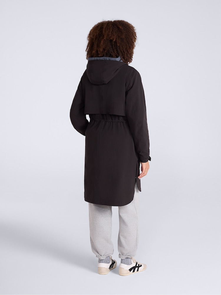 Animal Black Eden Water-Resistant Trench Coat - Image 5 of 5 Animal Black Eden Water-Resistant Trench Coat - Image 5 of 5