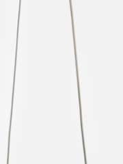 Oliver Bonas Cream Jodie Silver Gem & Faux Pearl Chain Mail Clutch Bag - Image 4 of 6